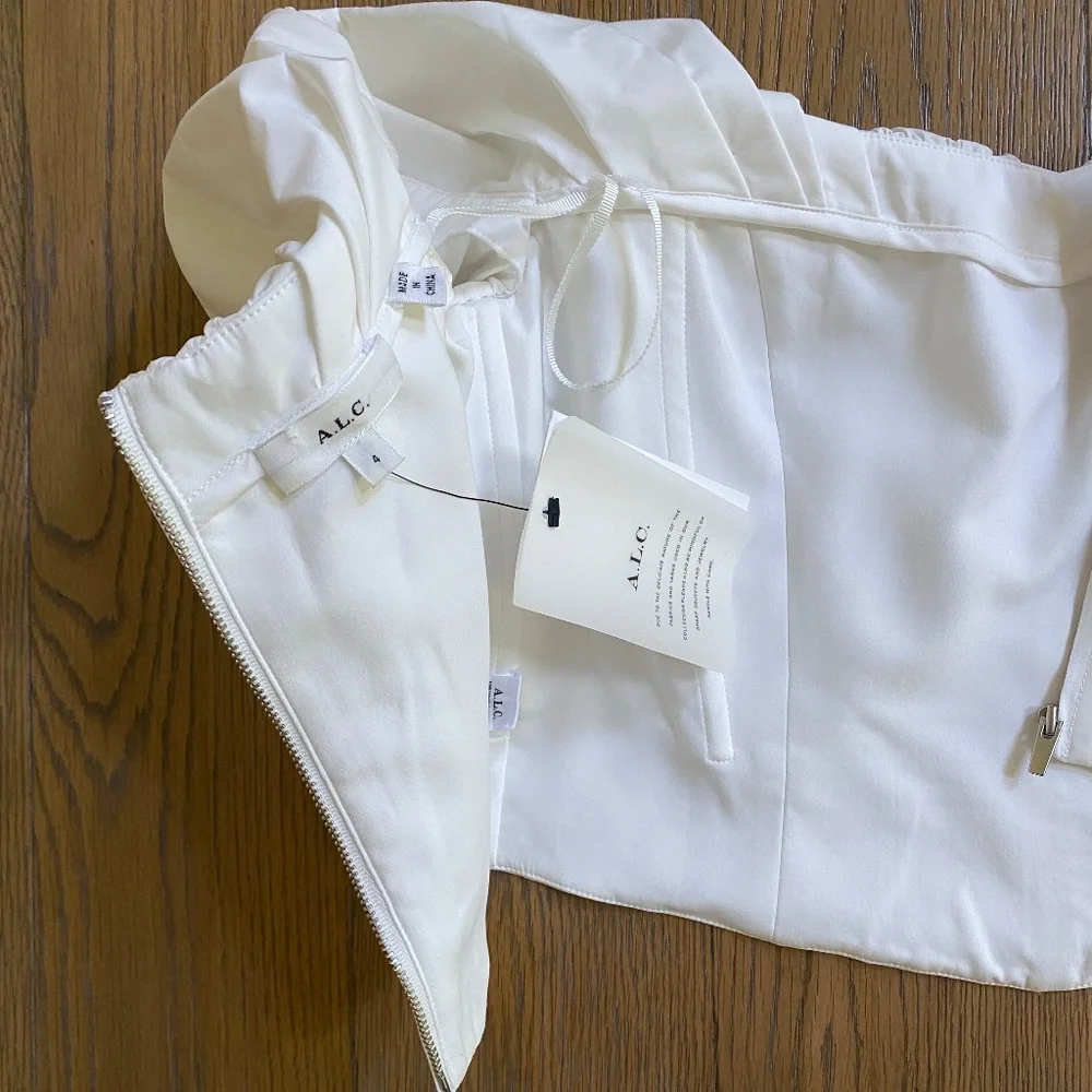 A.L.C. Nora Top White New With Tags US4